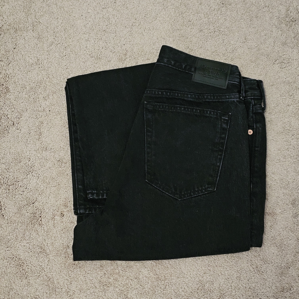Abercrombie & Fitch Men's Dark Denim Jeans